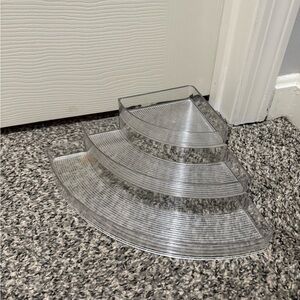 Clear Acrylic Corner Shelf